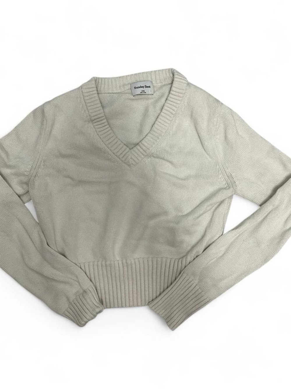 Sunday Best V-Neck Cropped Sweater